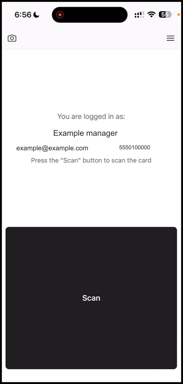 How the Scanner App Works: As you open the application, the home page is displayed to you.