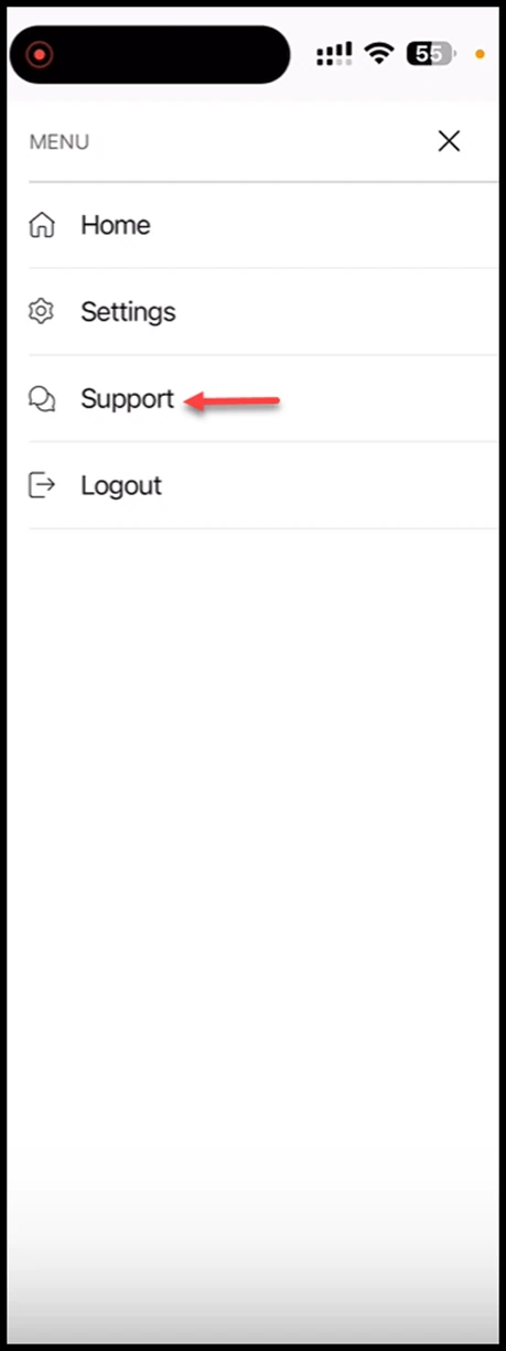How the Scanner App Works: To reach out to support, click the Support button from application menu.