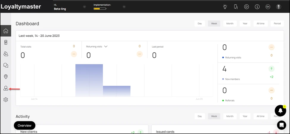 Manager Profile: From the list of modules displayed, click the icon. Doing so takes you to the Managers screen.