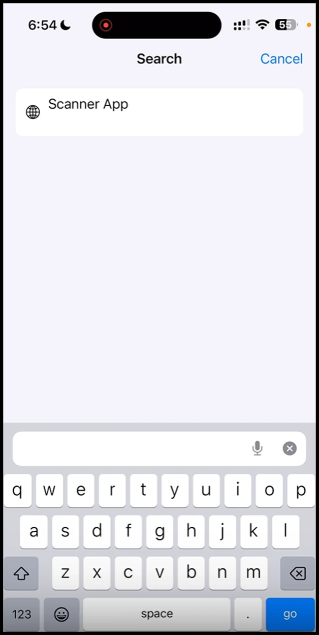 Install the Scanner App: Use the provided URL from your mobile device to land on the scanner app login page.