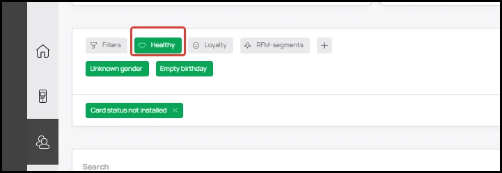 Customer Filters: Empty birthday