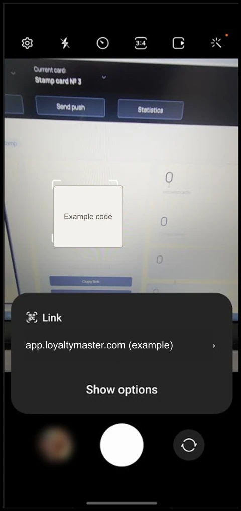 PWA Cards on Android: Scan the QR code from your Android device. This takes you to the Card Issuing Form.